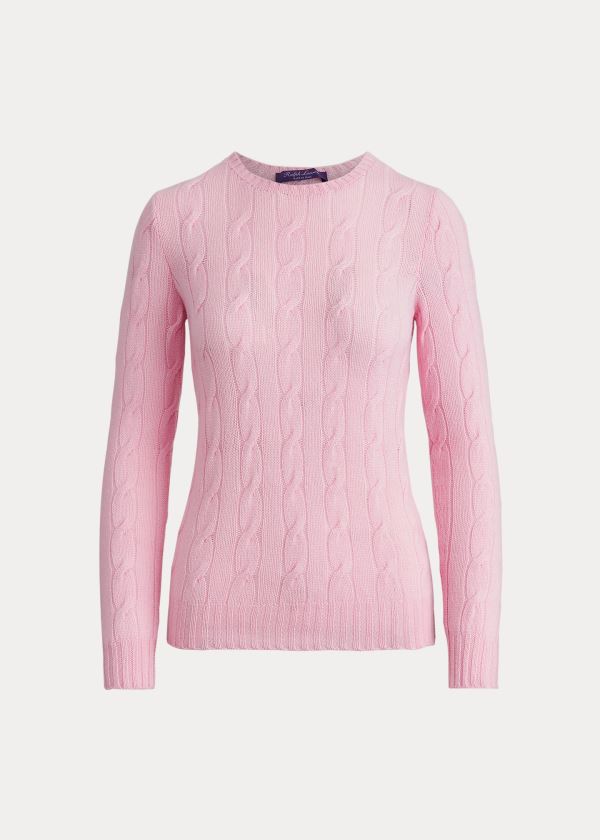 Women's Ralph Lauren Cable-Knit Cashmere Sweater | 519364RLF